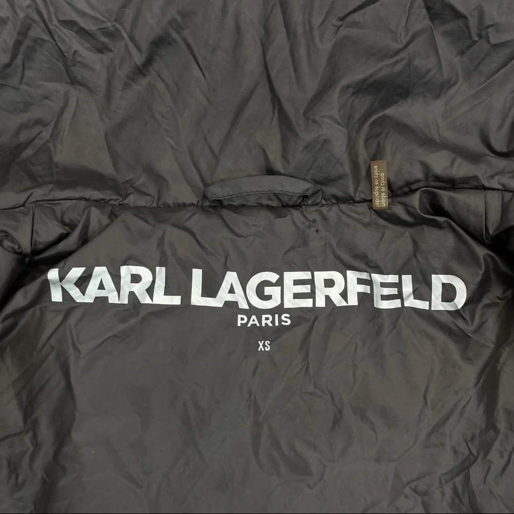 Karl Lagerfeld Down Coat XS Brown - Picture 8 of 15
